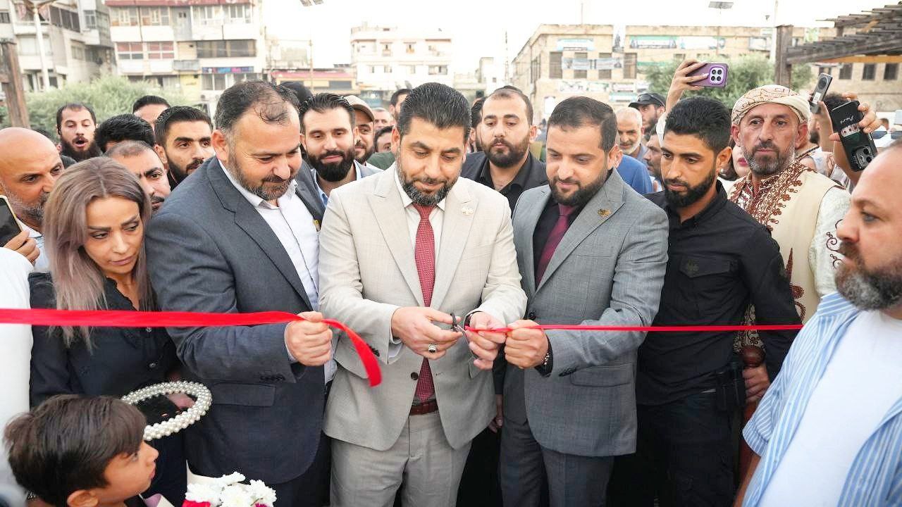 مهرجان سوق التسوق في مدينة جبلة